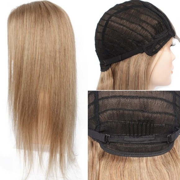 100% Human Hair Lace Front, Ash Brown/Blonde 26" - Picture 4 of 4